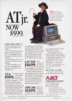 ATjr advertisement from Byte 11/86