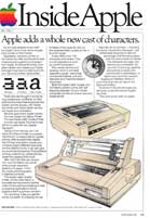 “Inside Apple” vol. 1, no. 1 insert from Byte 10/82