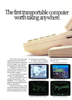 Apple IIc advertisement from Personal Computing 4/1984 (page 4)