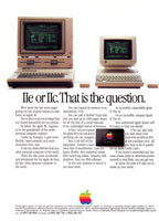 Apple IIc advertisement from Personal Computing 4/1984 (page 8)