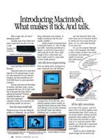 Macintosh advertisement from Personal Computing 4/1984 (page 1)