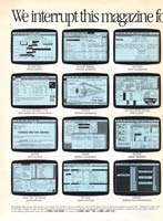 Macintosh software advertisement from Personal Computing 11/1984 (page 1)