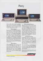 Compaq advertisement from Byte 9/86 (page 2)