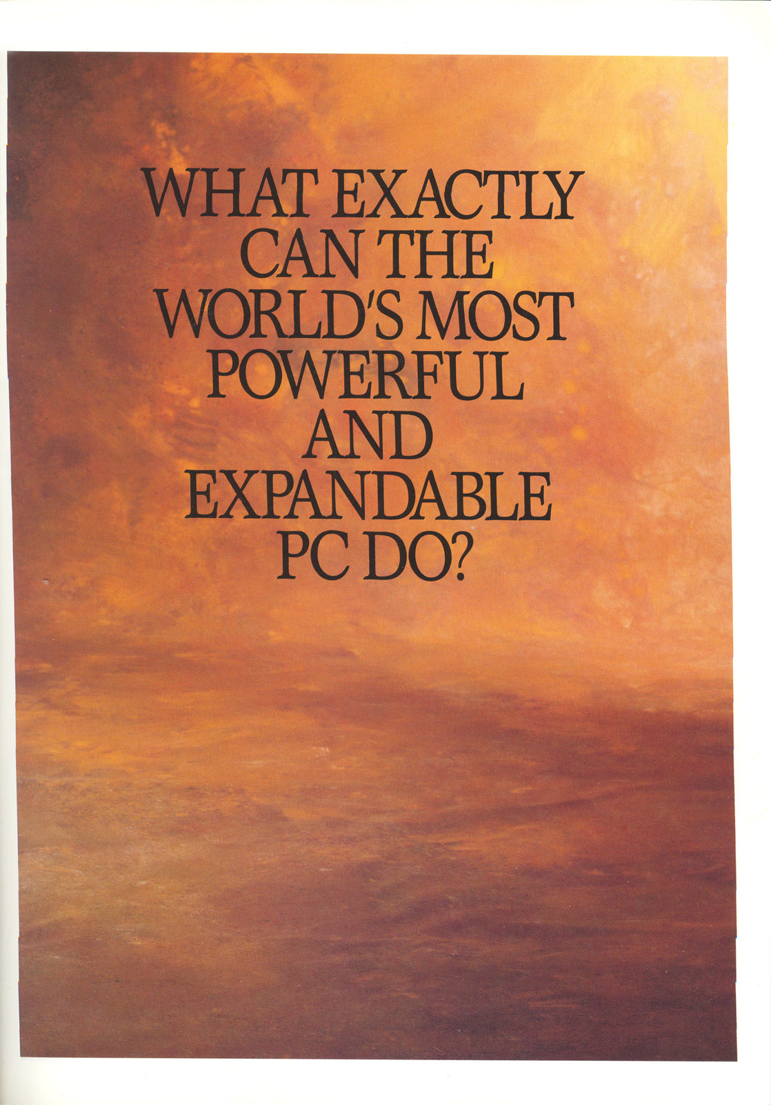 Compaq Deskpro advertisement from Byte 7/89 (page 1)