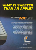 Franklin Ace 100 advertisement from Personal Computing 7/82 (page 2)