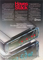 Hayes Smartmodem advertisement from Personal Computing 2/82