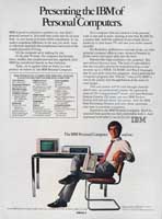 IBM PC advertisement from Personal Computing 11/81