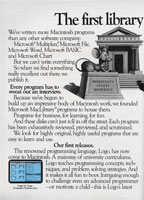 Microsoft programming languages advertisement from Personal Computing 6/85 (page 1)