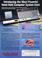 TRS-80 Pocket Computer advertisement from Personal Computing 7/82