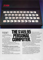 Sinclair ZX81 advertisement from Personal Computing 7/82 (page 1)