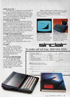 Sinclair ZX81 advertisement from Personal Computing 8/82 (page 2)