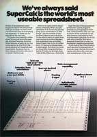 SuperCalc 3 advertisement from Personal Computing 3/84 (page 1)