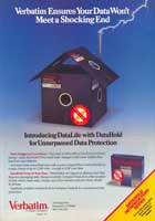 Verbatim disks advertisement from Byte 12/86