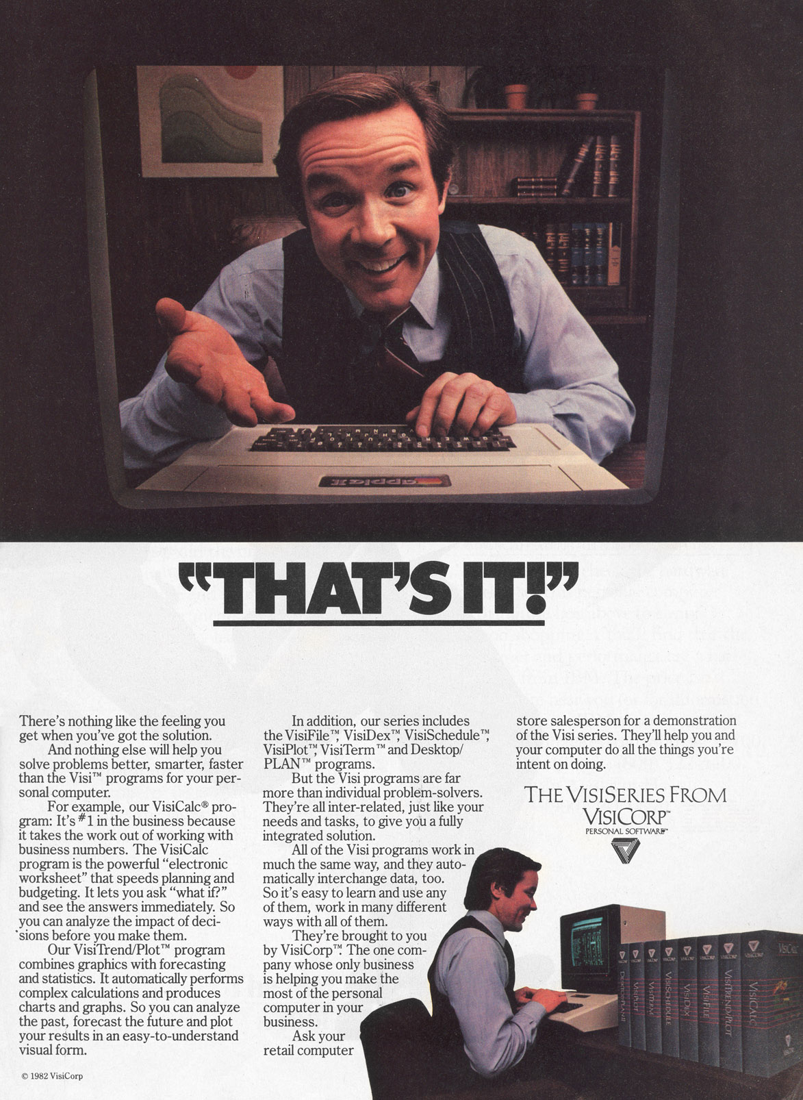 VisiSeries advertisement from Personal Computing 5/82