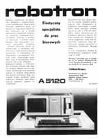 Robotron A 5120 advertisement, Informatyka 5/84