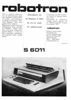 Robotron S 6011 advertisement, Informatyka 5/84