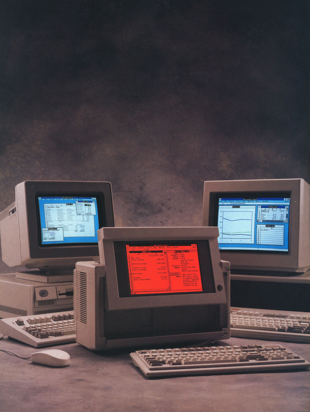 The first PC edition of Excel, from 1987