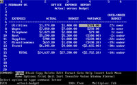 DOS version of Multiplan