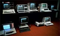 VisiCalc was ported to many computers, such as Apple II, Atari 800 and IBM PC (photograph courtesy of Dan Bricklin and Bob Frankston)