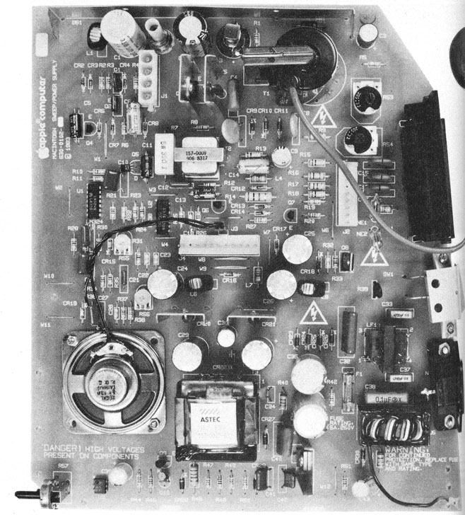 Photo 2a: Analog circuit board (photo 1 of 2)