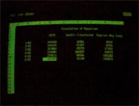 Lotus 123 Database