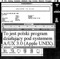 A/UX 3.0 in Polish