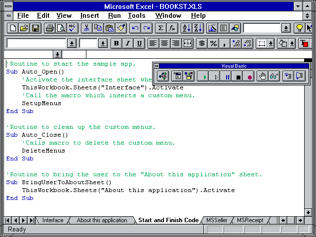 Excel 5 for Windows (1994)