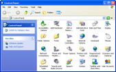 Control Panel in Windows XP Professional