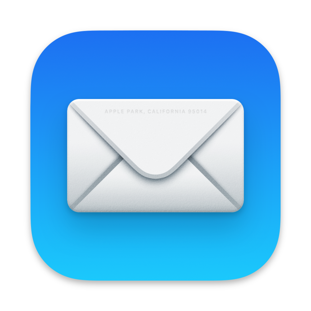 Mail client icon, macOS 15