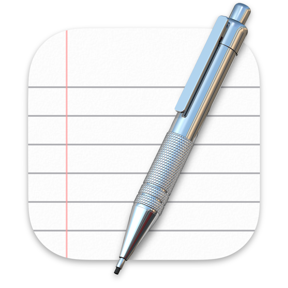 Text editor icon, macOS 15