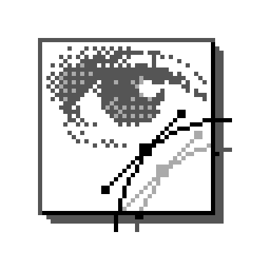 Preview icon, NextSTEP 0.9