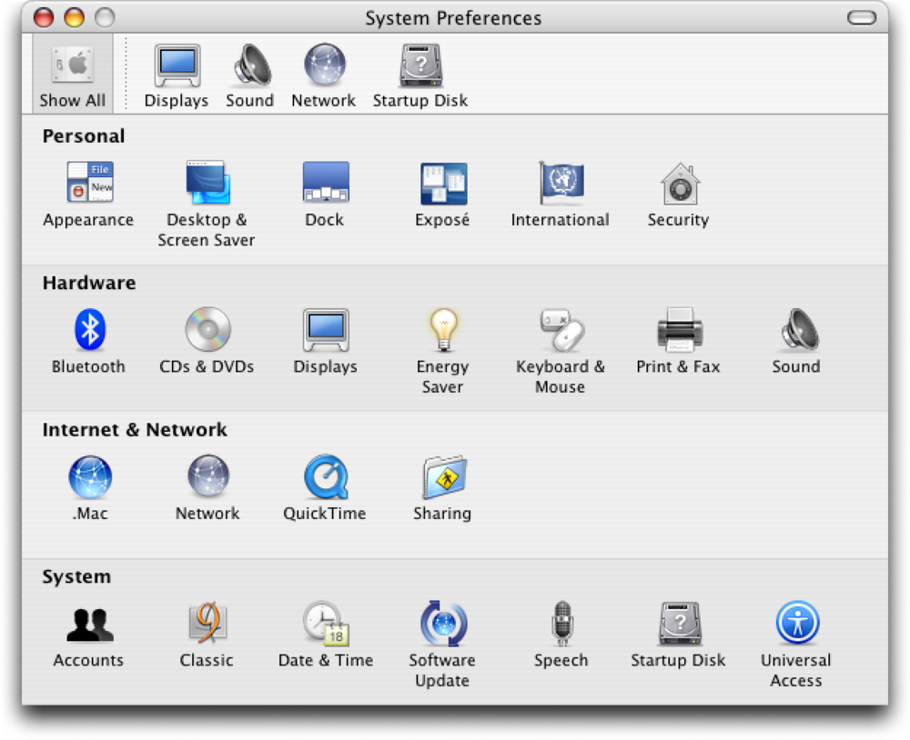 Mac OS X 10.3
